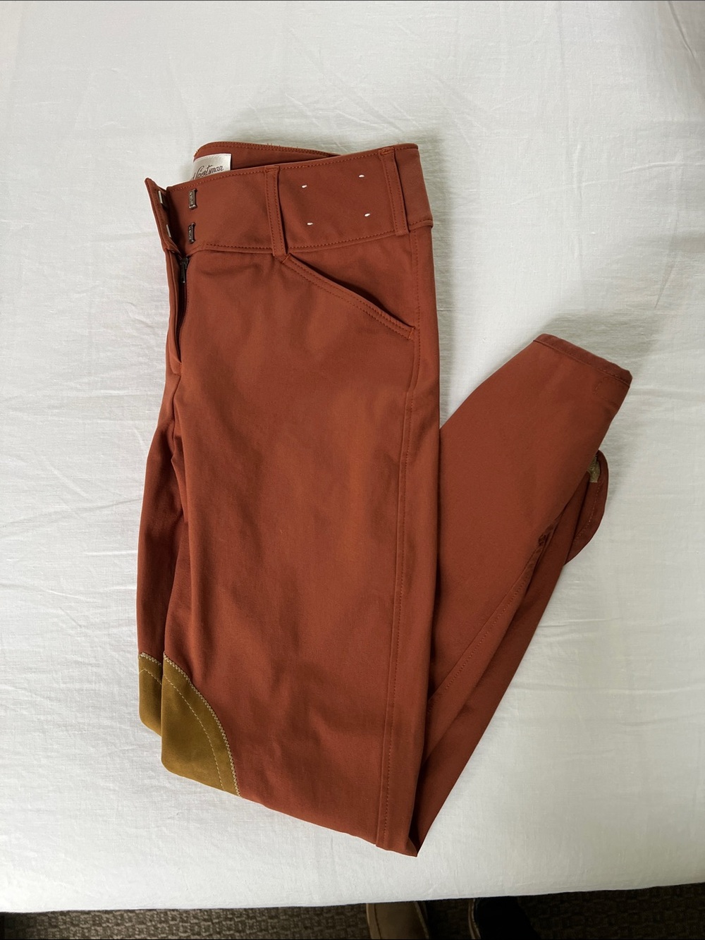 Women’s Low Rise Trophy Hunter Rust Riding Breeches